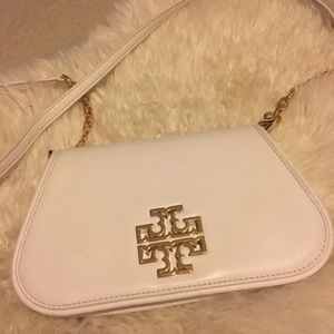 Tory burch white crossbody bag